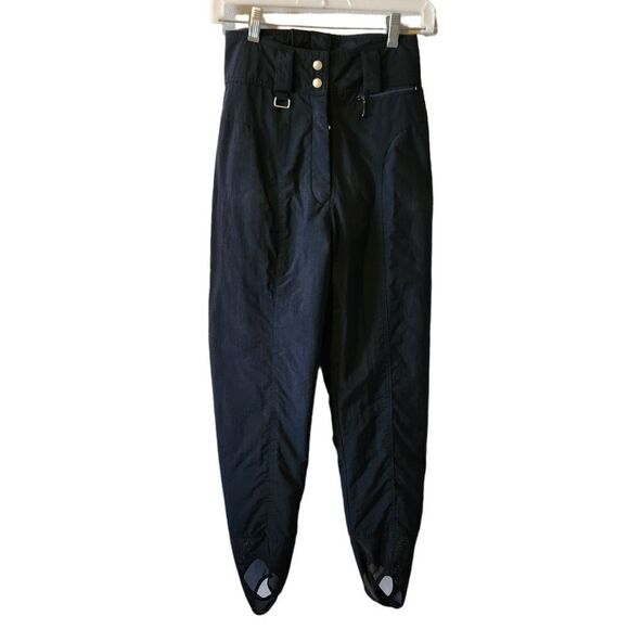 Obermeyer Vintage Stiletto Black High Waisted Snow Pants 4 - Picture 1 of 10